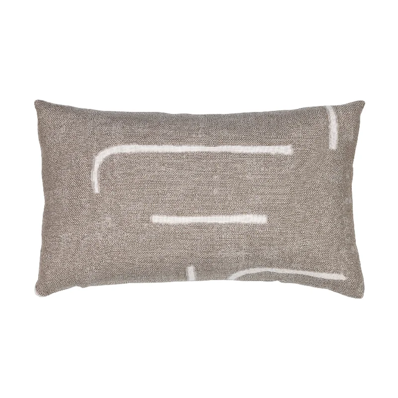 12" x 20" Elaine Smith Pillow  Instinct Taupe