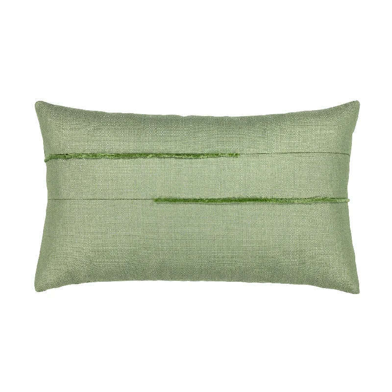 12" x 20" Elaine Smith Pillow  Micro Fringe Meadow