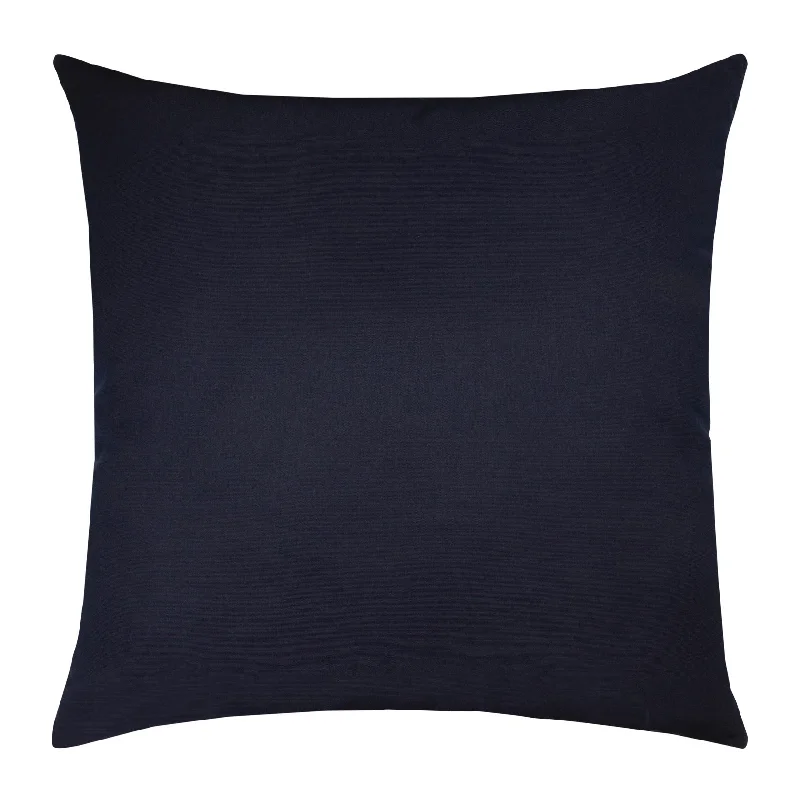 20" Square Elaine Smith Pillow  Canvas Navy