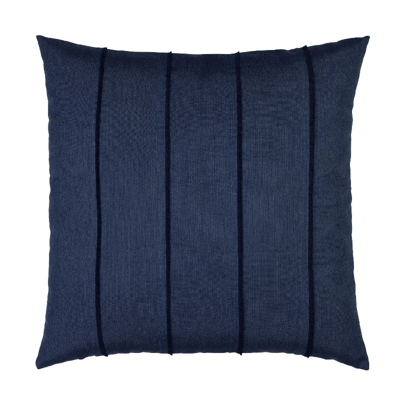 20" Square Elaine Smith Pillow  Quadrille Indigo