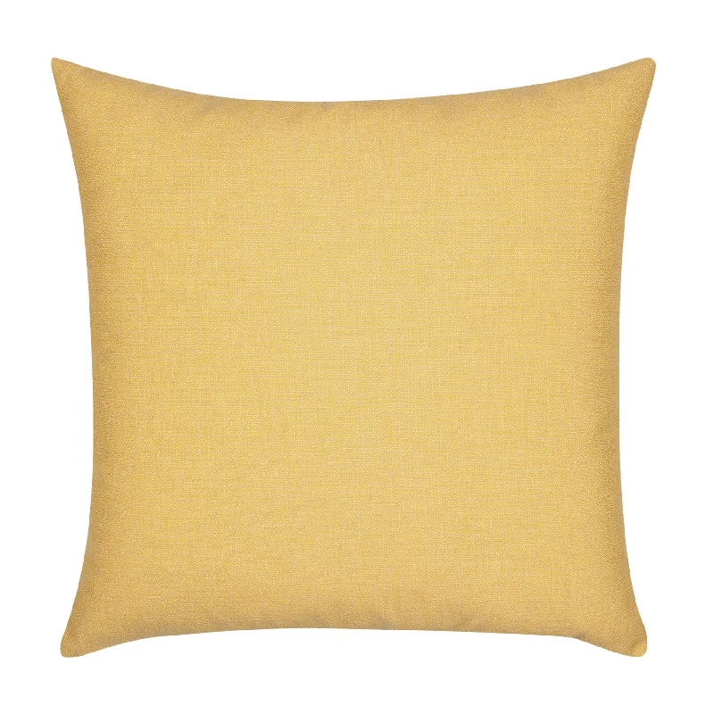 20" Square Elaine Smith Pillow  Solid Lemon