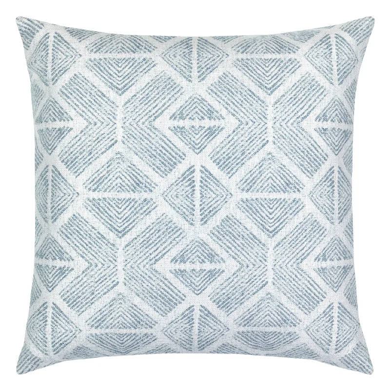 22" Square Elaine Smith Pillow  Bakuba Stream