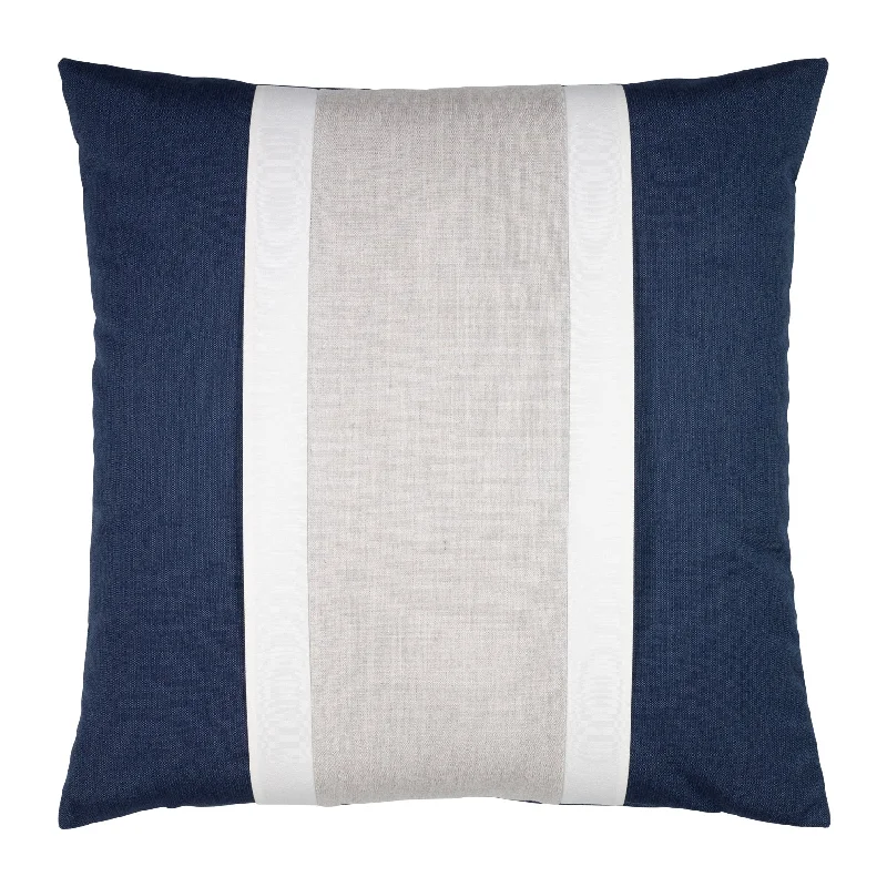 22" Square Elaine Smith Pillow  Nevis Indigo