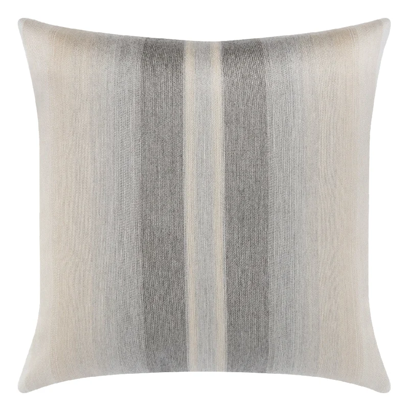 22" Square Elaine Smith Pillow Ombre Grigio