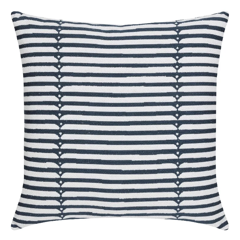 22" Square Elaine Smith Pillow  Sincerity Denim