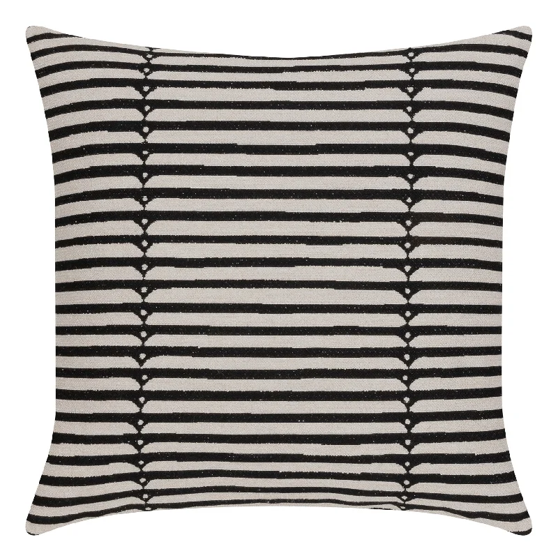 22" Square Elaine Smith Pillow  Sincerity Ebony