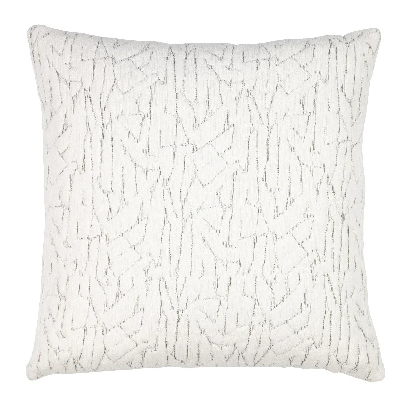 22" Square Elaine Smith Pillow  Synchronize Ivory