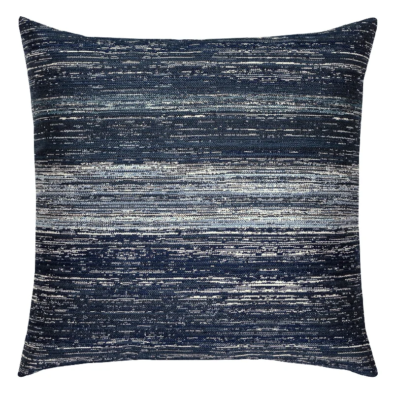 22" Square Elaine Smith Pillow  Textured Indigo