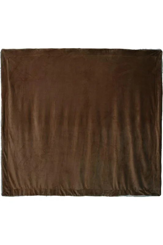 Alpine Fleece Oversized Mink Sherpa Blanket