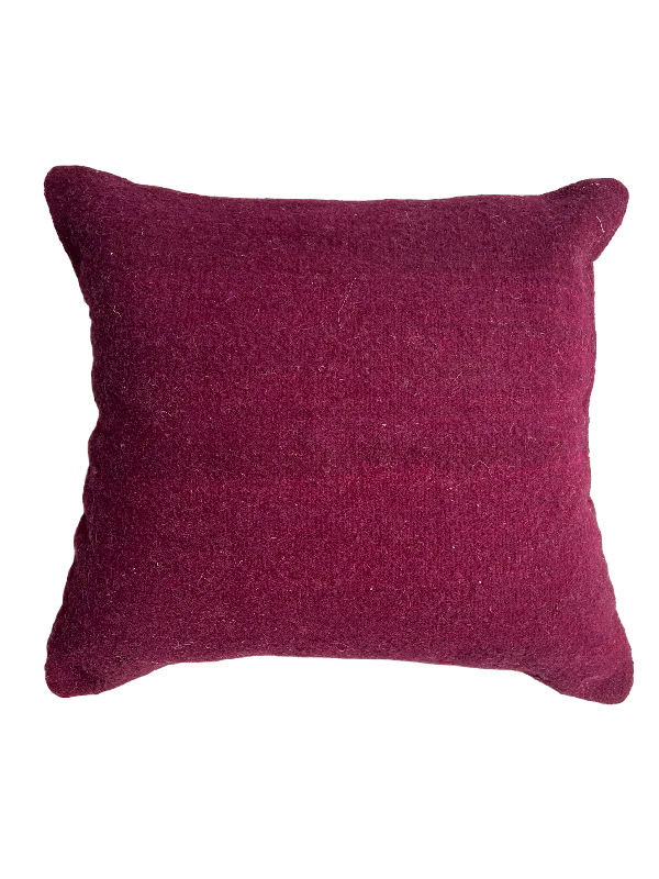 Anzal's Flatweave Pillow - Solid Purple