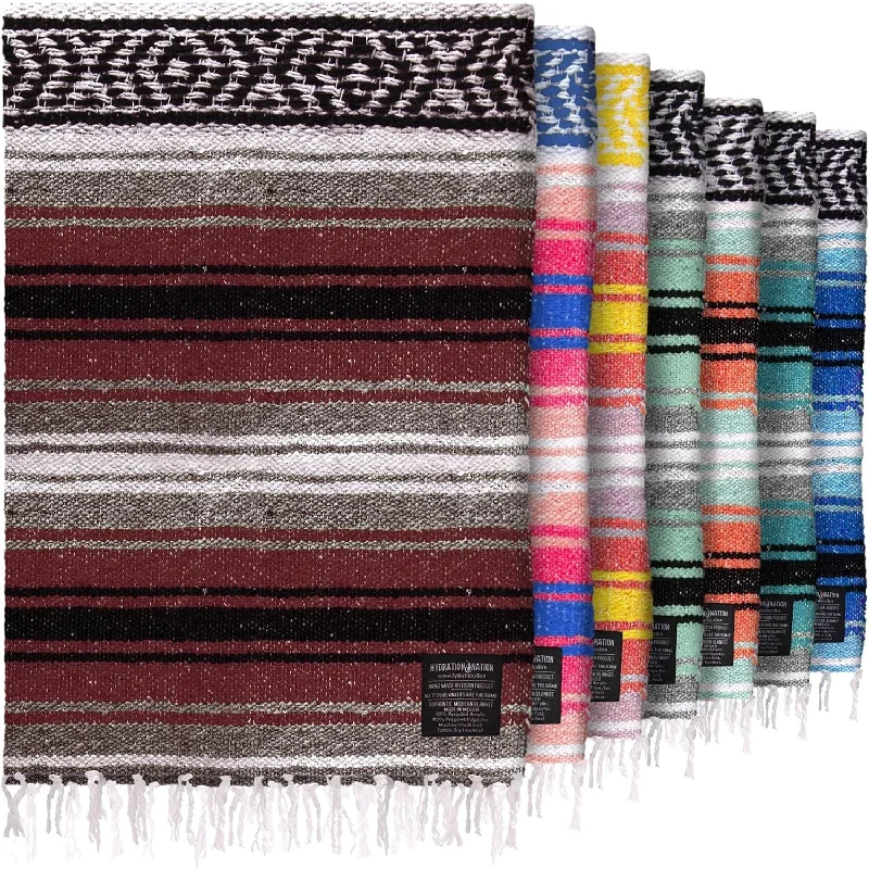 Authentic Extra Large Mexican Blanket by Hydration Nation