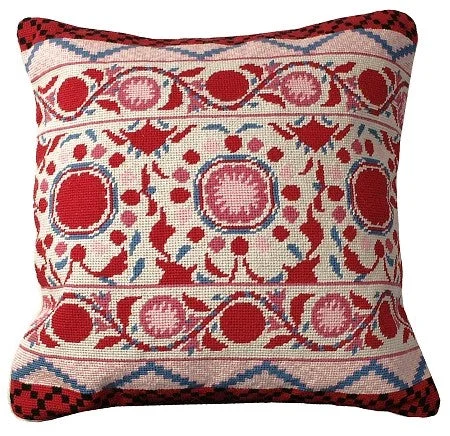 Bailey 18"x18" Needlepoint Pillow