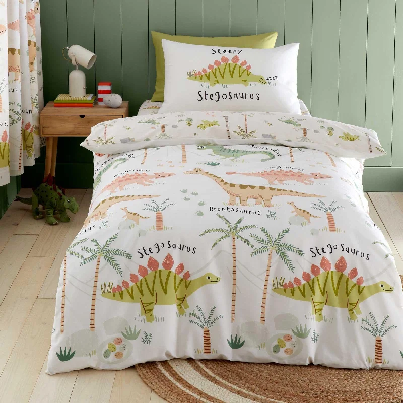 Sleepy Dino Duvet Cover Set