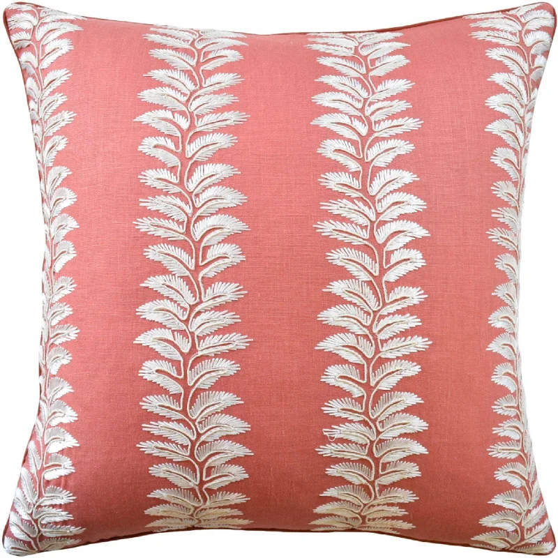 Coral Bradbourne Linen Blend Decorative Pillow