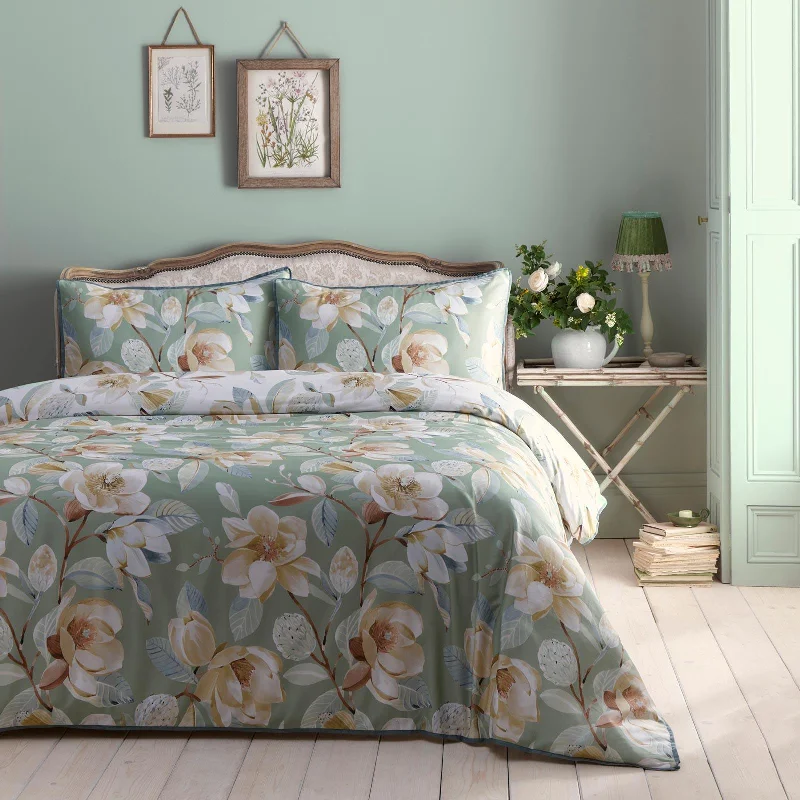 Eleanor Cotton Sateen Duvet Cover Set