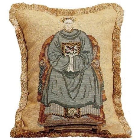 Empress - 18" x 14" needlepoint pillow