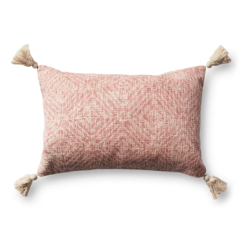 Hand Woven Pink Pillow