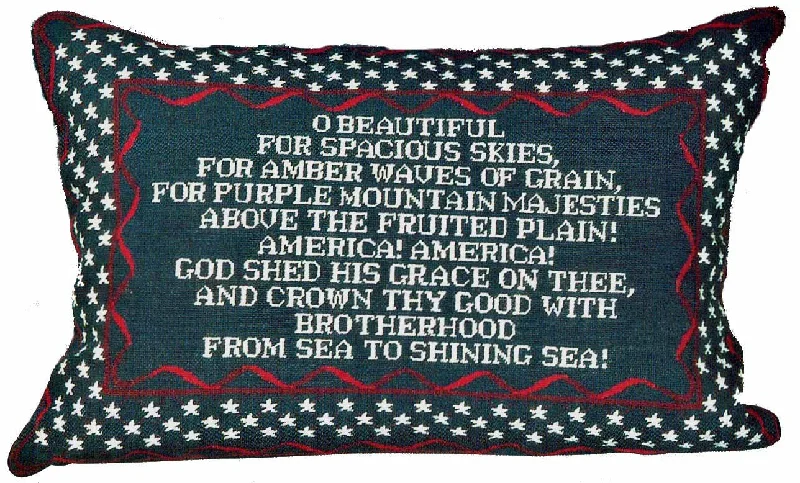 Oh Beautiful - Needlepoint Pillow 18x26