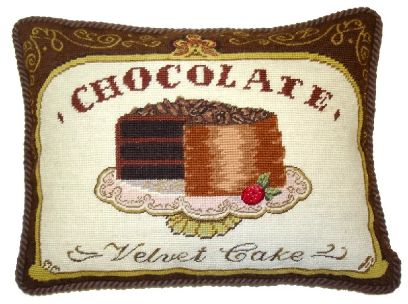 Cake - Needlepoint Pillow 15x19