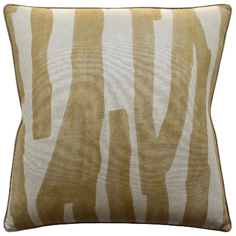 Intargia Bronze Decorative Pillow by Ryan Studio