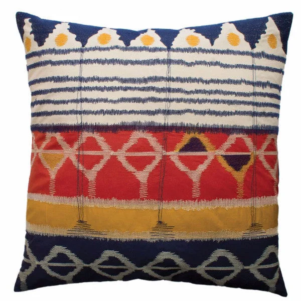 Java Embroidered Pillow Design by Koko & Co