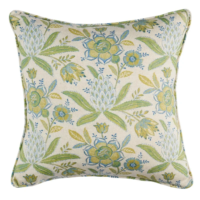 Lafayette Moss Botanical Linen Throw Pillow