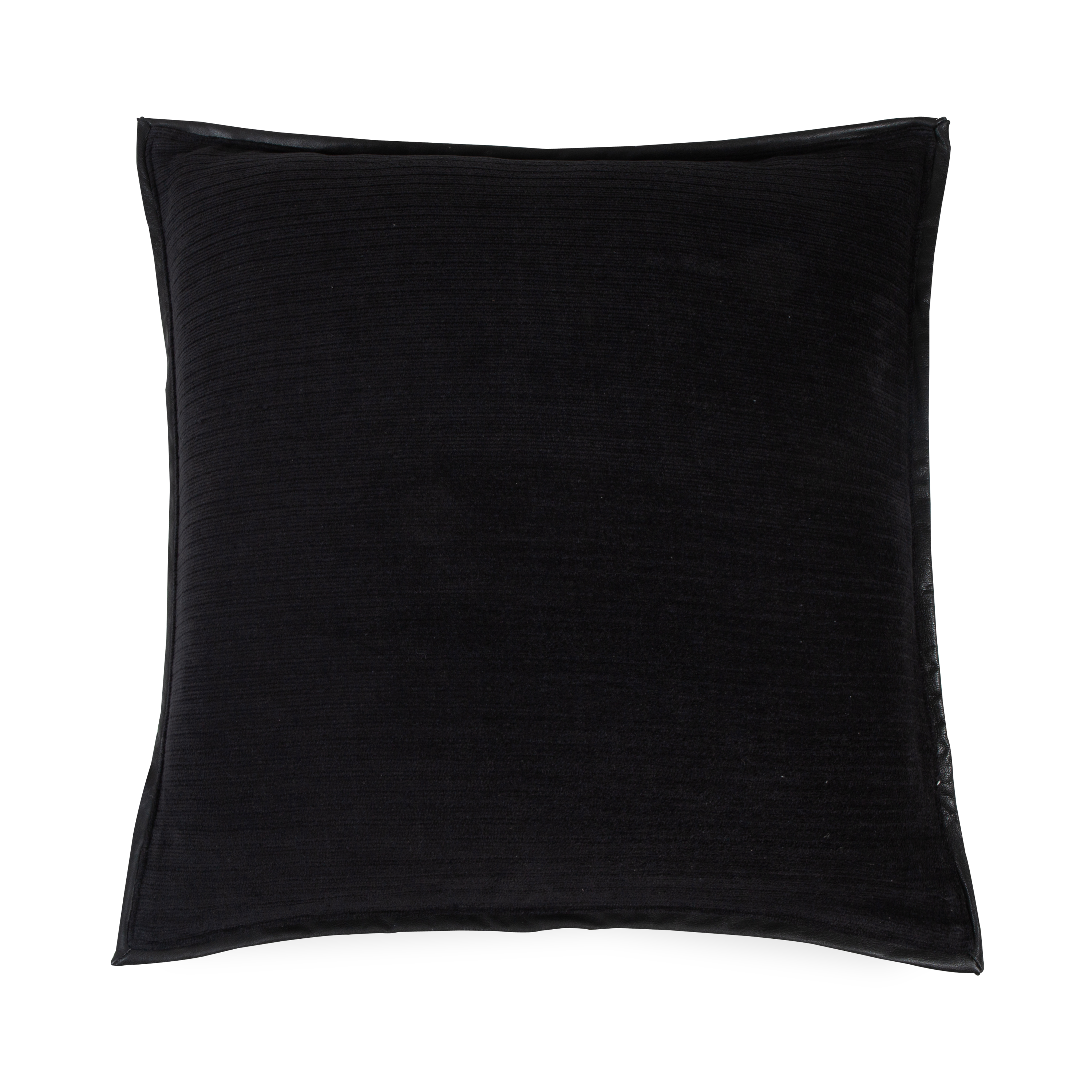 Leather Border Pillow