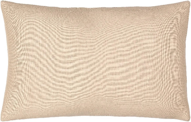 Linen Cream Solid Pillow