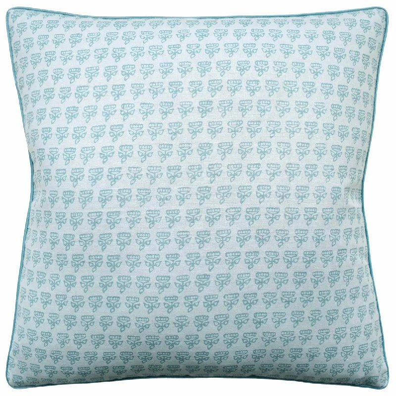 Mimi Robin's Egg Blue Pillow by Ryan Studio