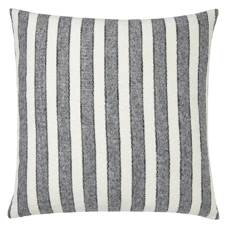 Chalet Gray Striped Pillow by Mode Living