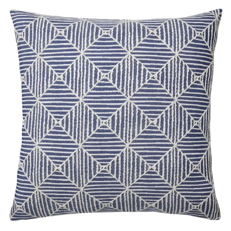 Mar Blue & White Decorative Pillow by Mode Living