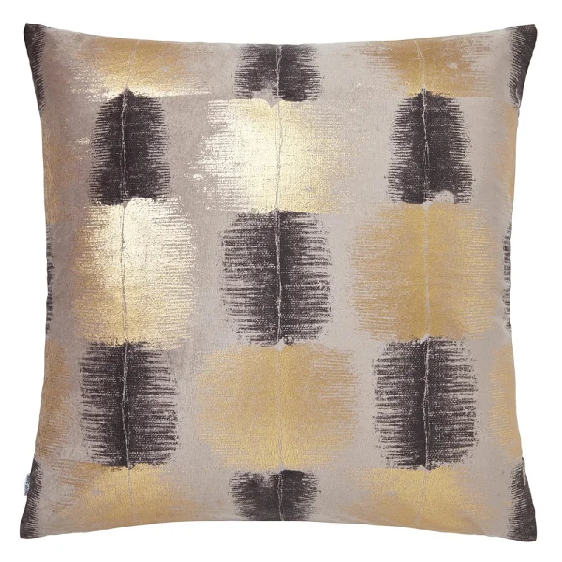 Gold & Black Ombre Pillow by Mode Living