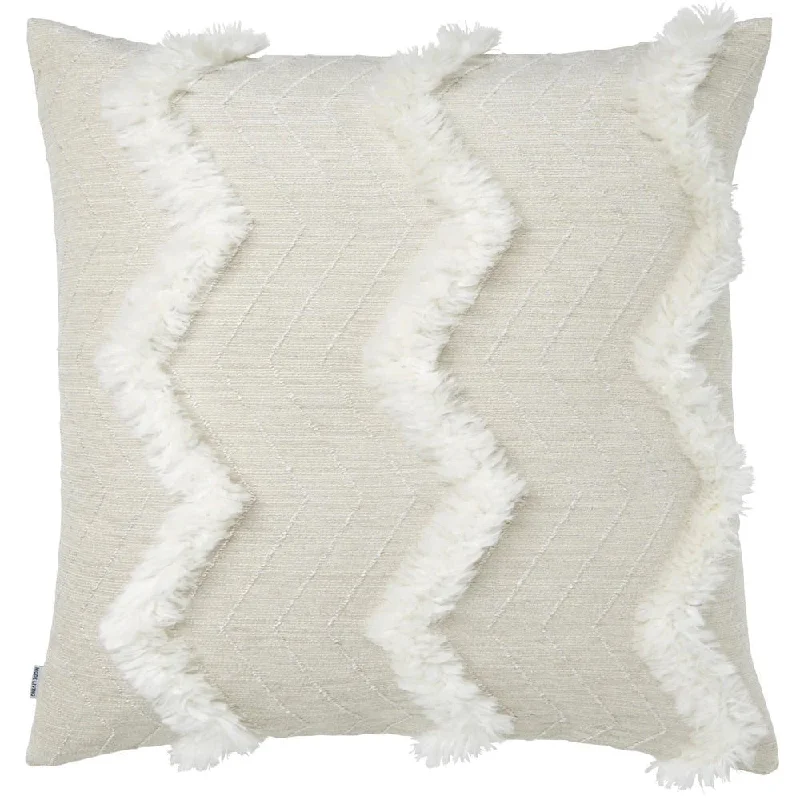 Terra Beige & White Decorative Pillows by Mode Living