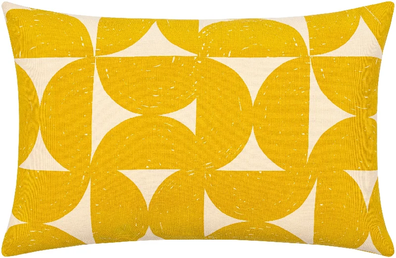 Natur Yellow Semicircle Pillow