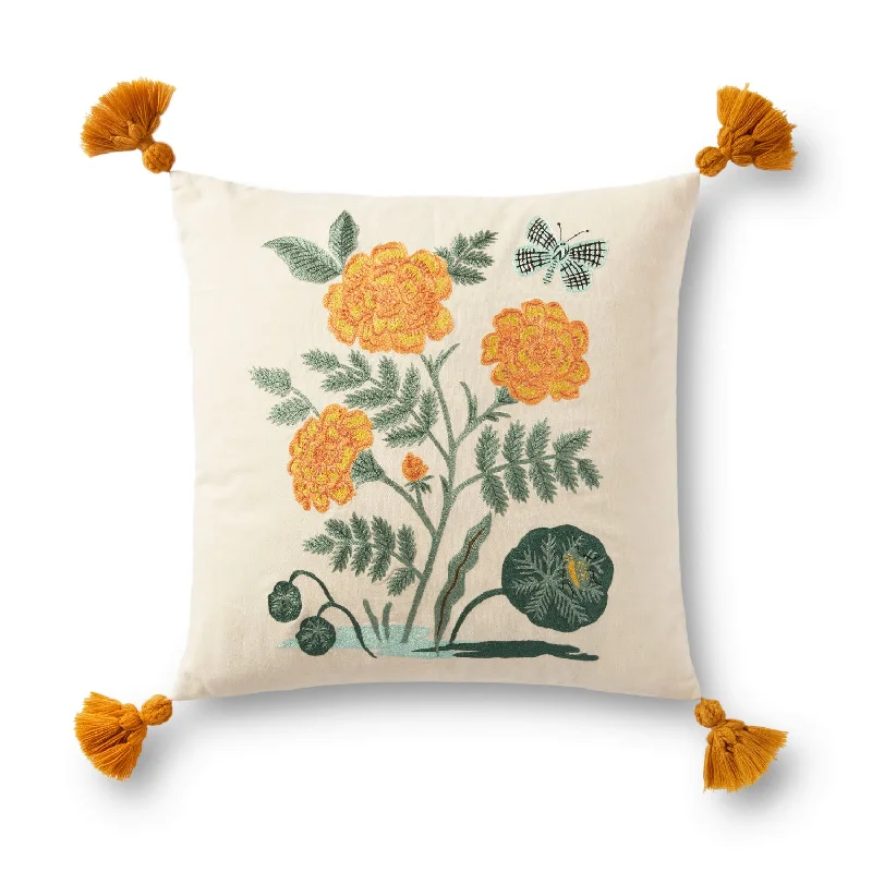 Natural & Orange Pillow