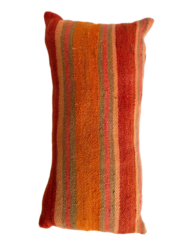 Ouaouzguiti Association's Striped Hanbel - Orange/Red