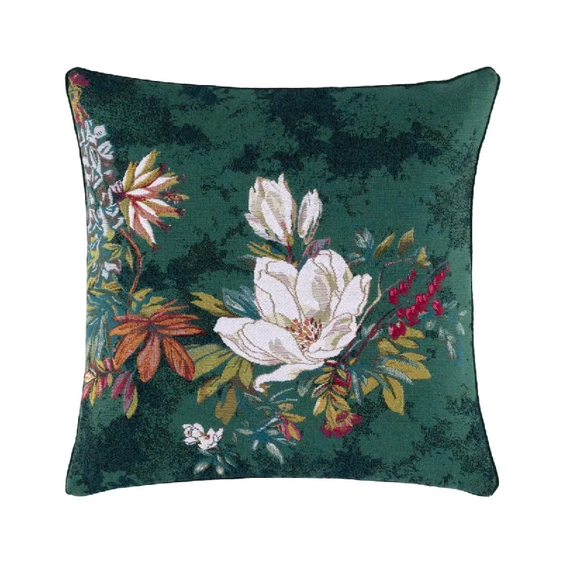 Panorama Paon Decorative Pillow by Yves Delorme