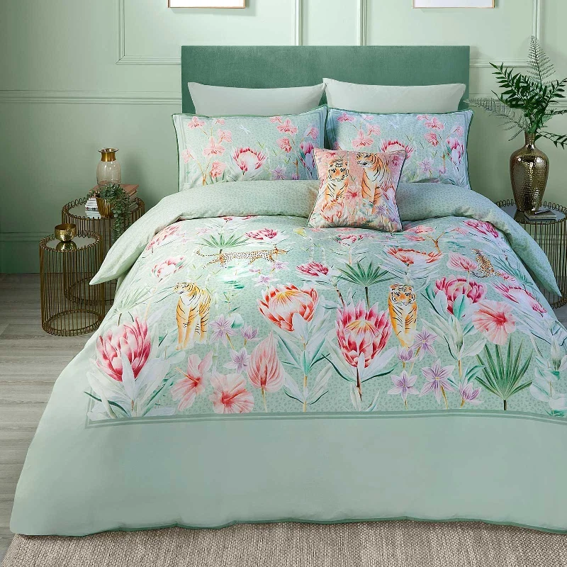 Tropical Leopard Duvet Cover Set