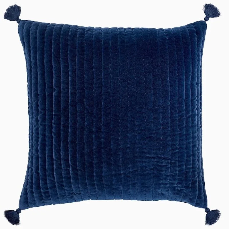 Velvet Indigo Decorative Pillow by John Robshaw