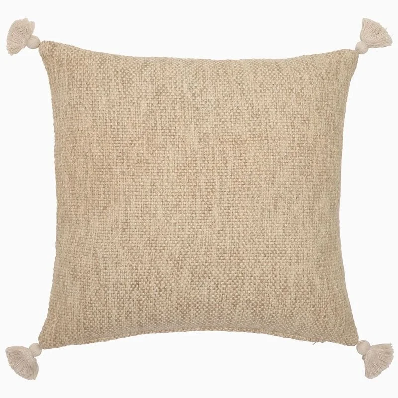 Woven Sand Throw Pillow by John Robshaw