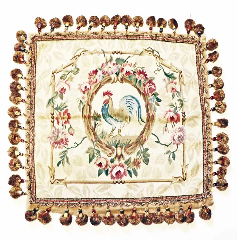 APR547R - 20" x 20" Aubusson pillow