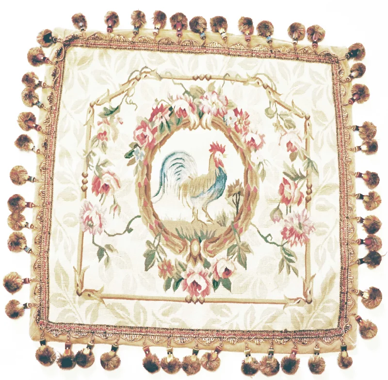 APR547L - 20" x 20" Aubusson pillow