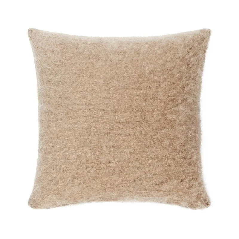 Noisette Mohair Decorative Pillow by Yves Delorme