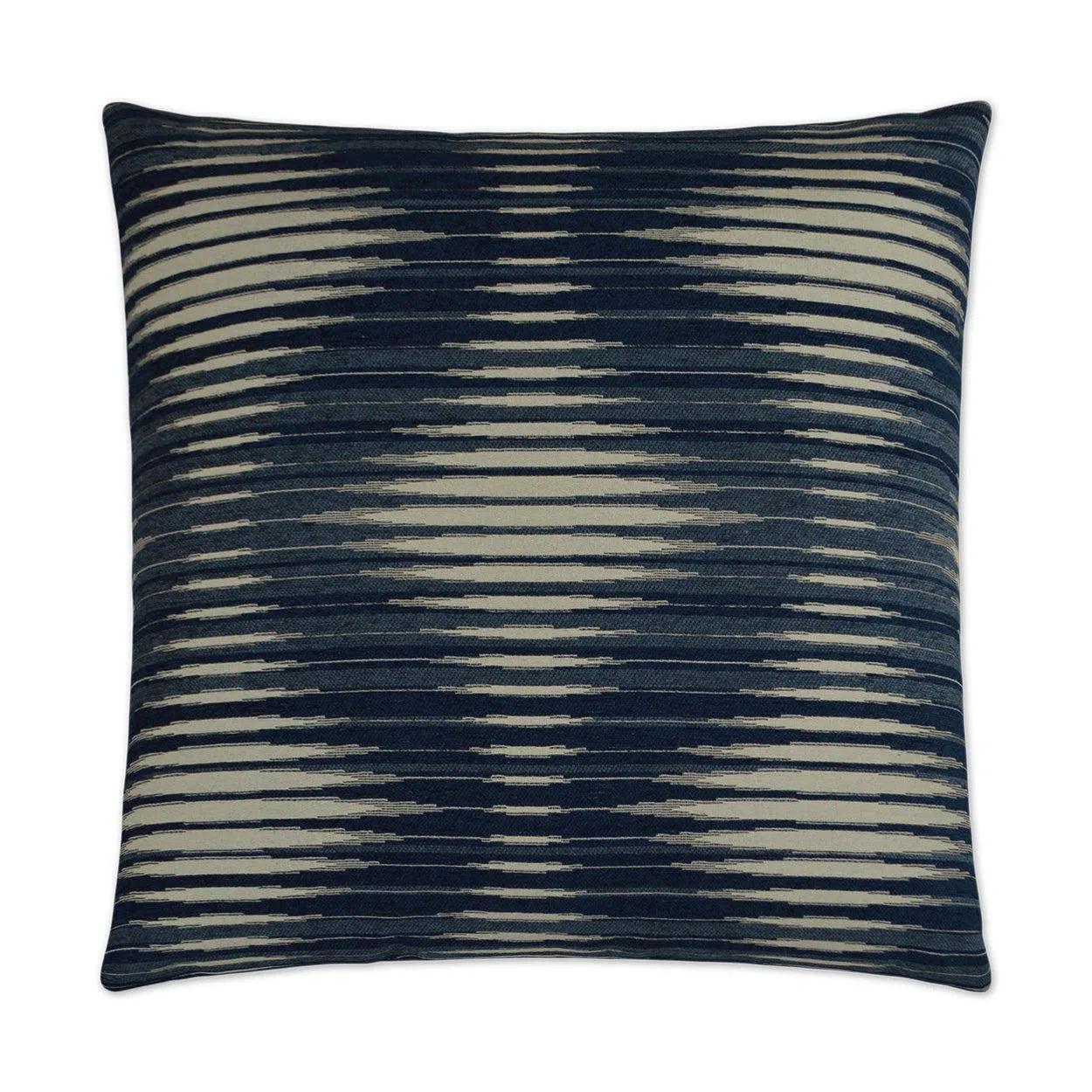 Accordion Blue Throw Pillow With Insert