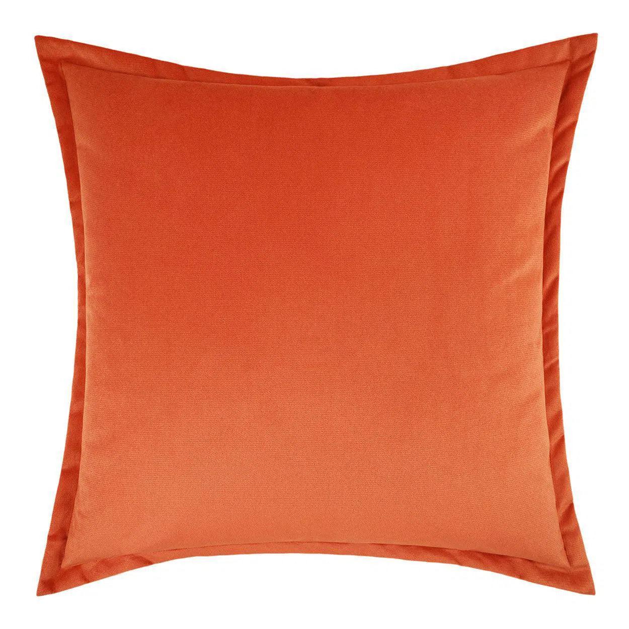 Belvedere Flange Mango Red Throw Pillow With Insert