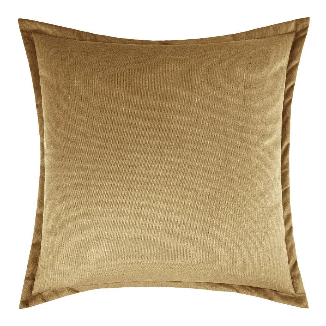 Belvedere Flange Tiger's Eye Brown Throw Pillow With Insert