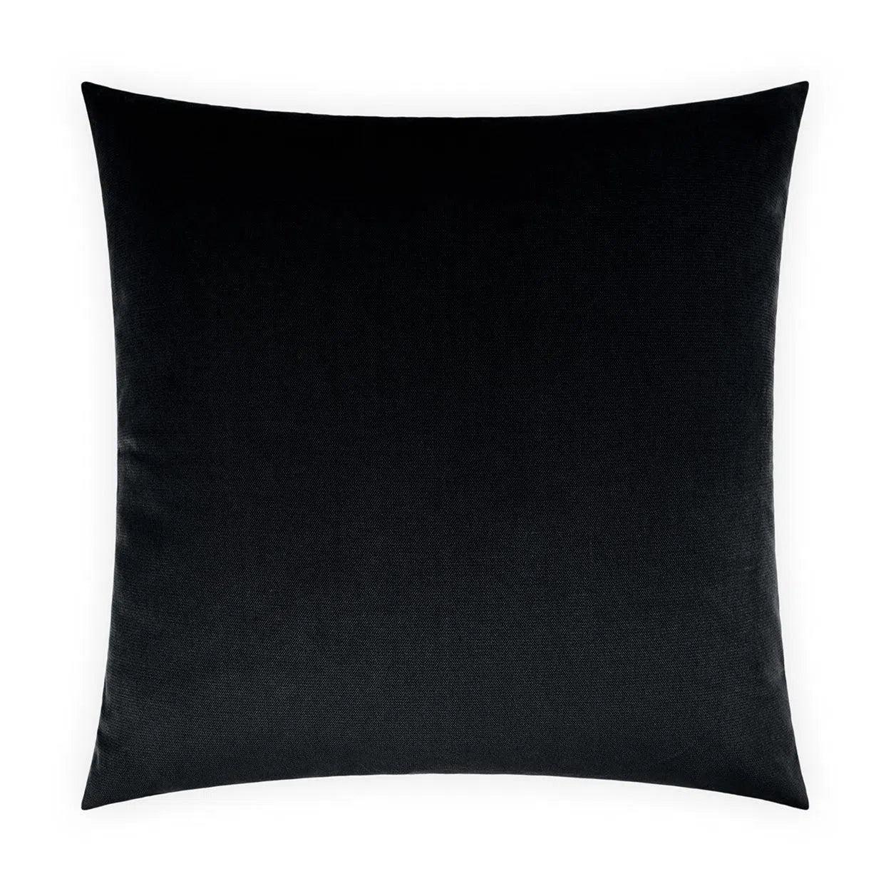 Belvedere Black Throw Pillow With Insert