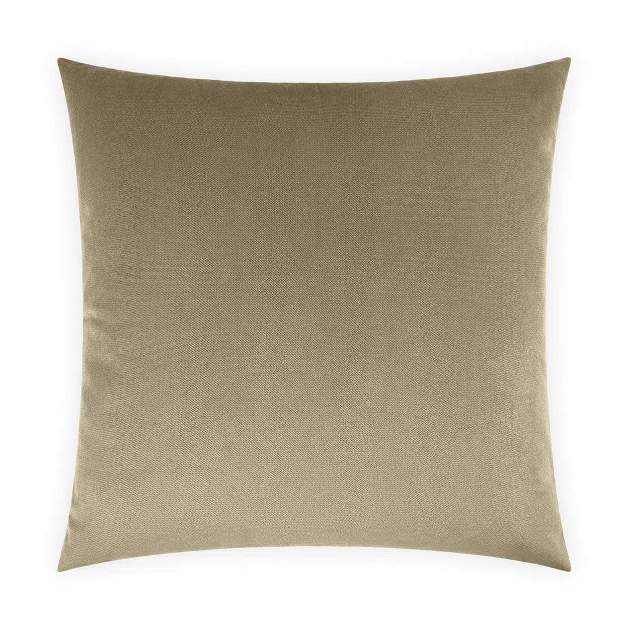 Belvedere Driftwood Brown Throw Pillow With Insert