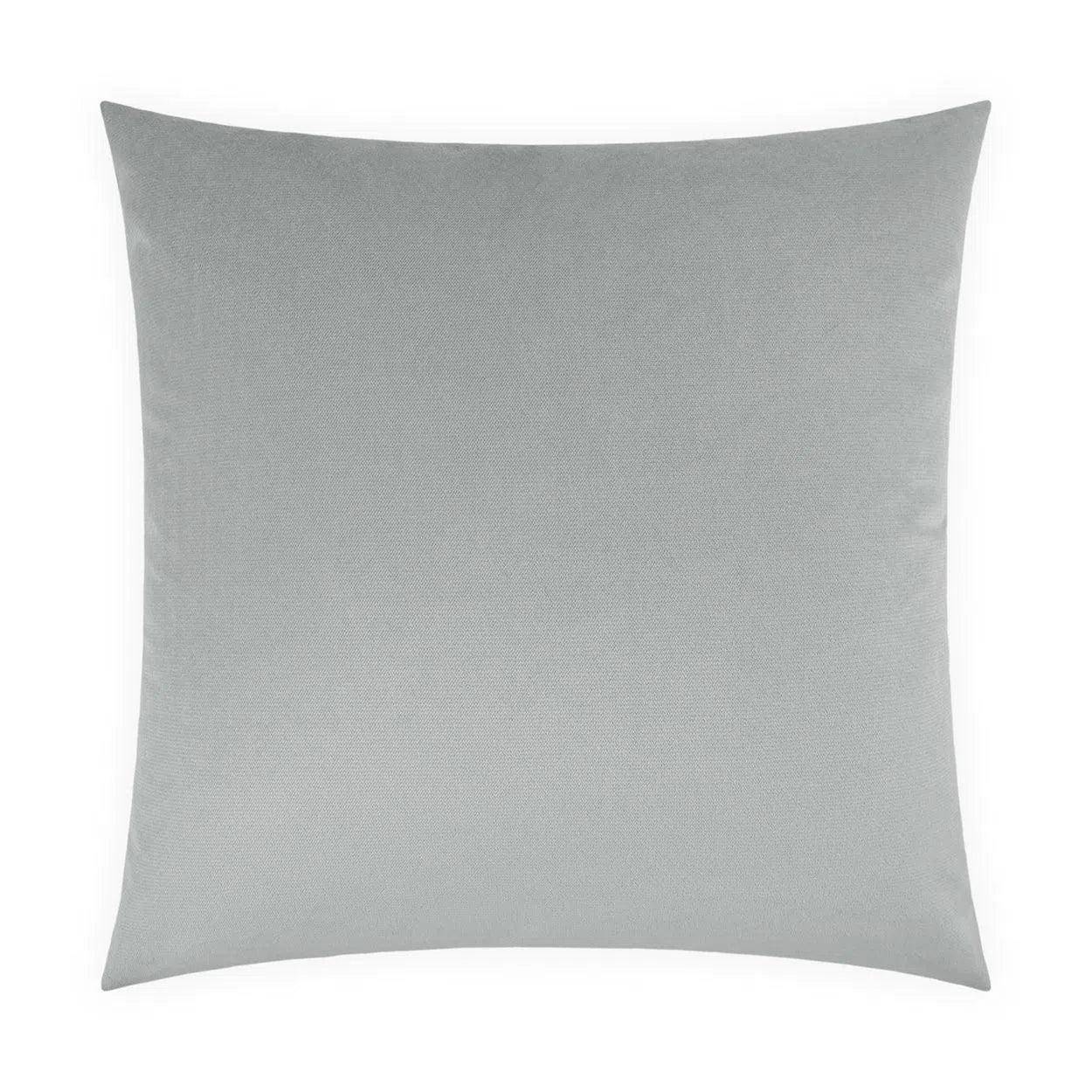 Belvedere Glacier Silver Throw Pillow With Insert