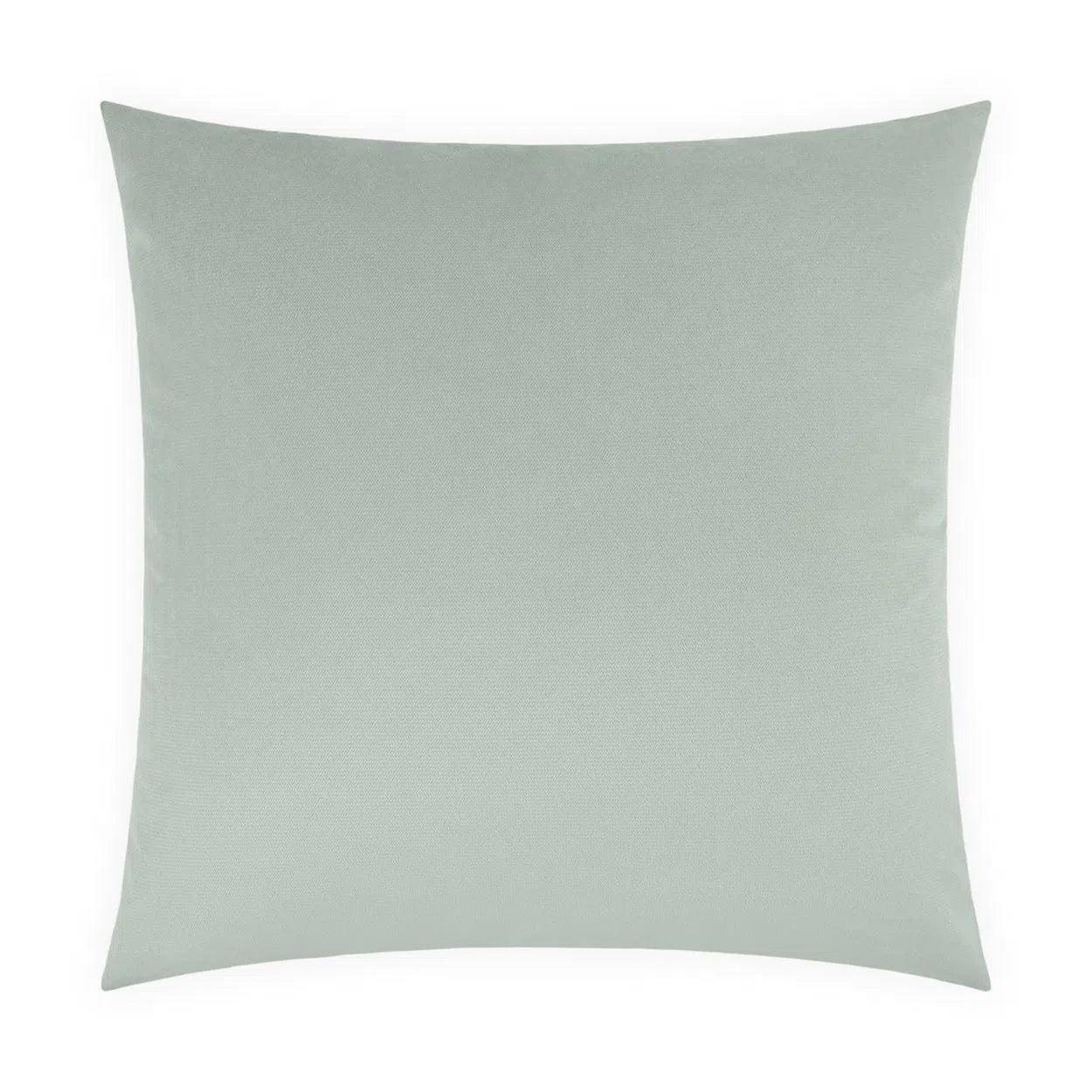 Belvedere Mist Grey Throw Pillow With Insert